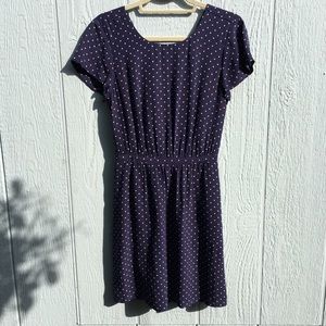 Madewell silk cross back dress